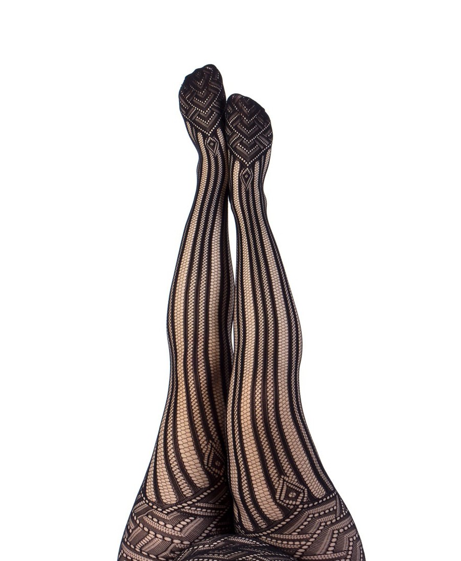 Agogue 4 Paar Netzstrumpfhosen Schwarz XXL - Fishnet Strumpfhosen Damen