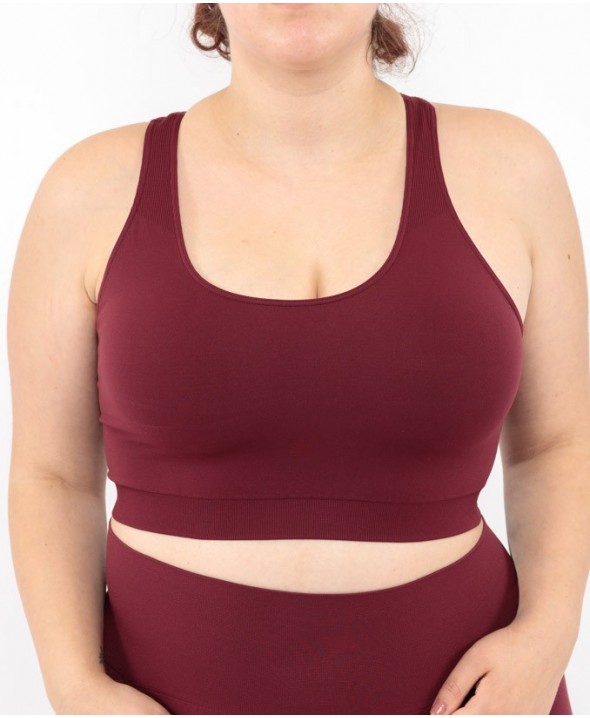 Sport Bralette - Bordeaux