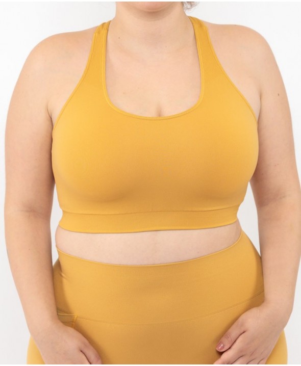 Sport Bralette - Ockerfarbe