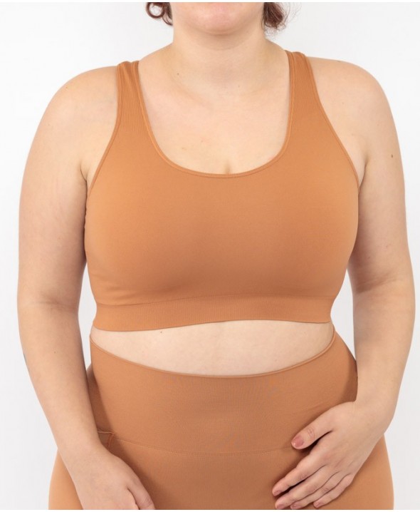 Sport Bralette - Kamel