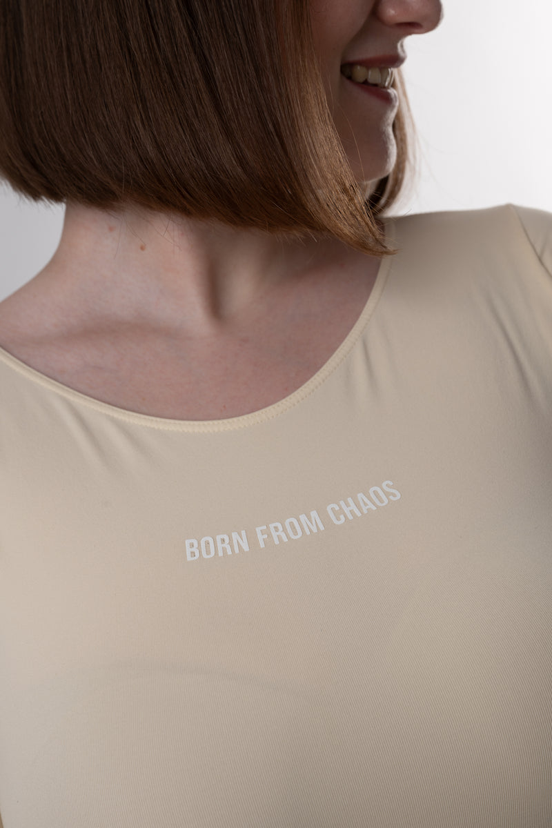 Body Seamless Curvy Born From Chaos Cipria Vista Posteriore Taglie Forti | Leela Lab