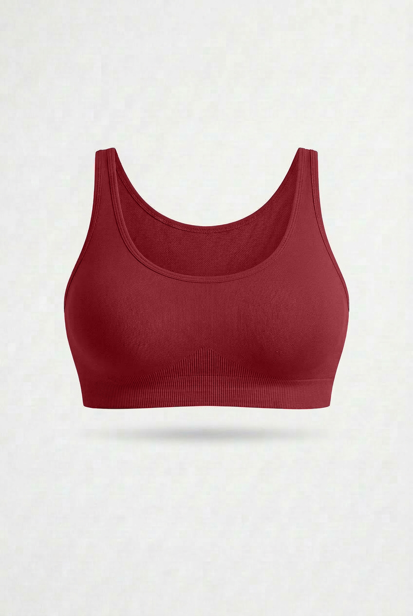 Bralette Bordeaux Curvy per Taglie Forti | Leela Lab