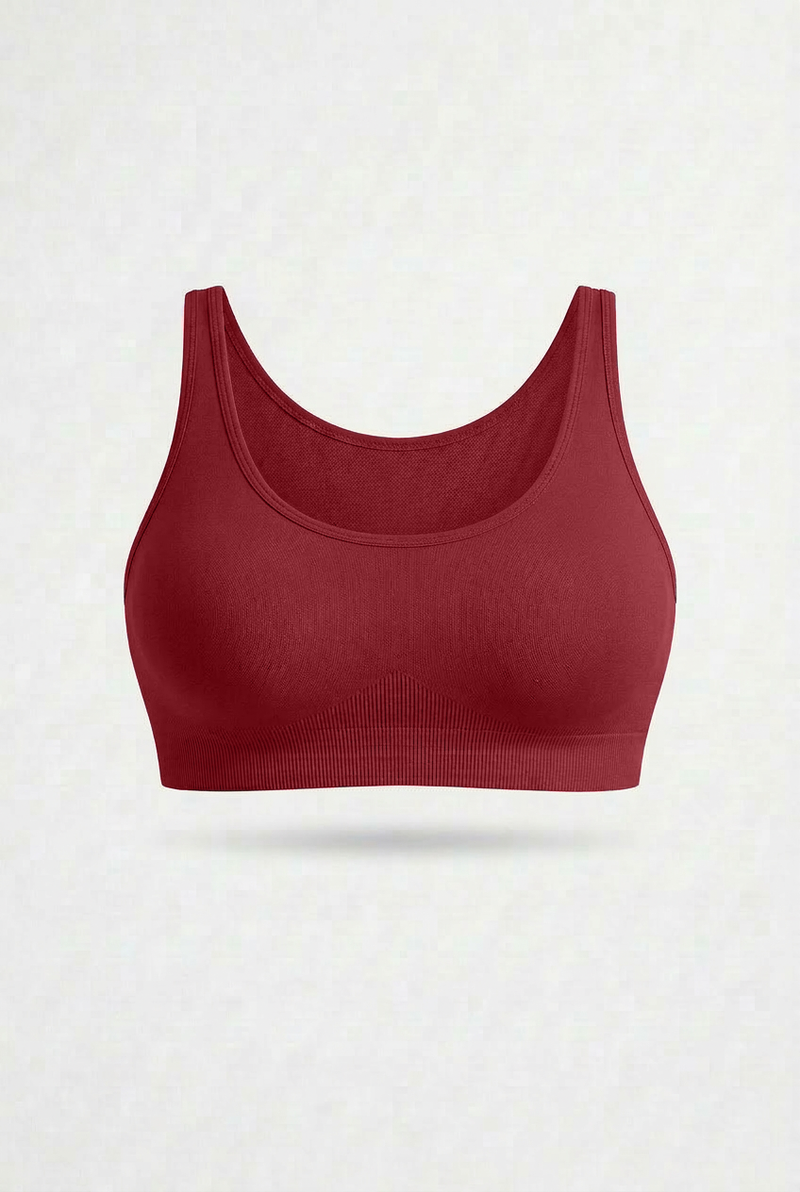Bralette Bordeaux Curvy per Taglie Forti | Leela Lab