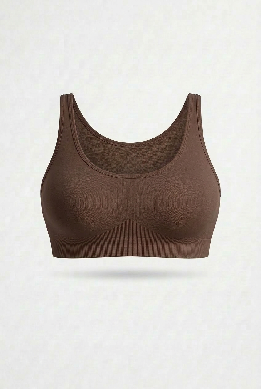 Bralette Caffè Curvy per Taglie Forti | Leela Lab