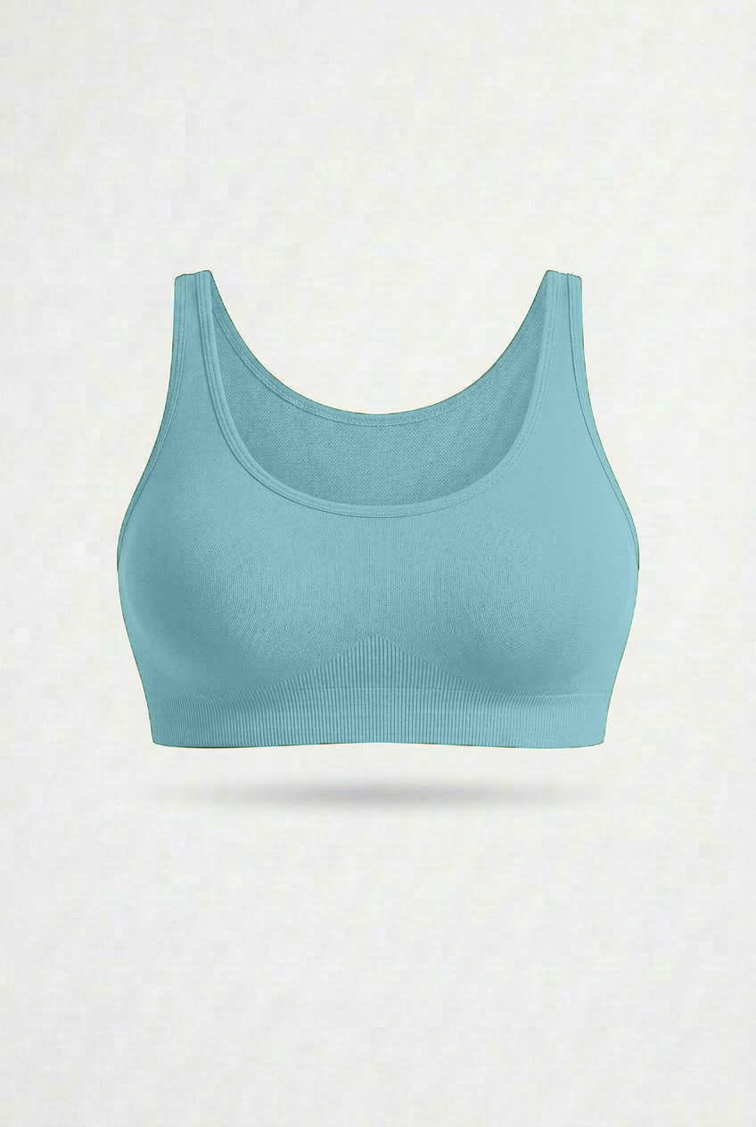 Bralette Verde Acqua Curvy per Taglie Forti | Leela Lab