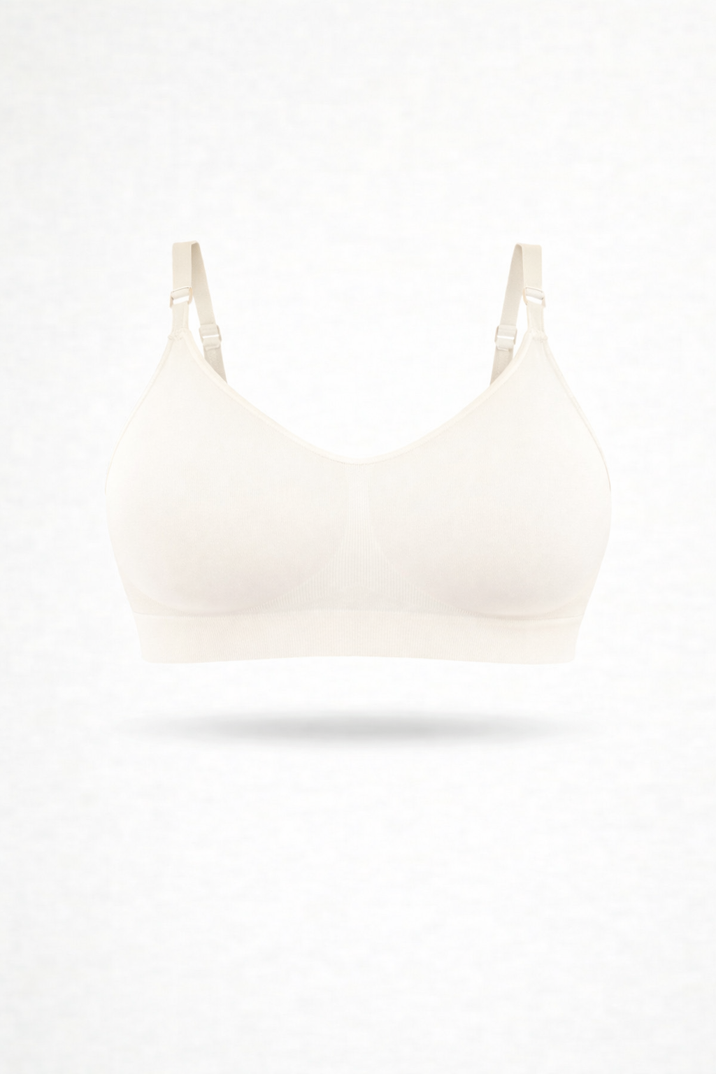 Bralette con Spallini Regolabili Cipria Curvy per Taglie Forti | Leela Lab