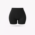 Shorts Vita Alta Nero Curvy per Taglie Forti | Leela Lab