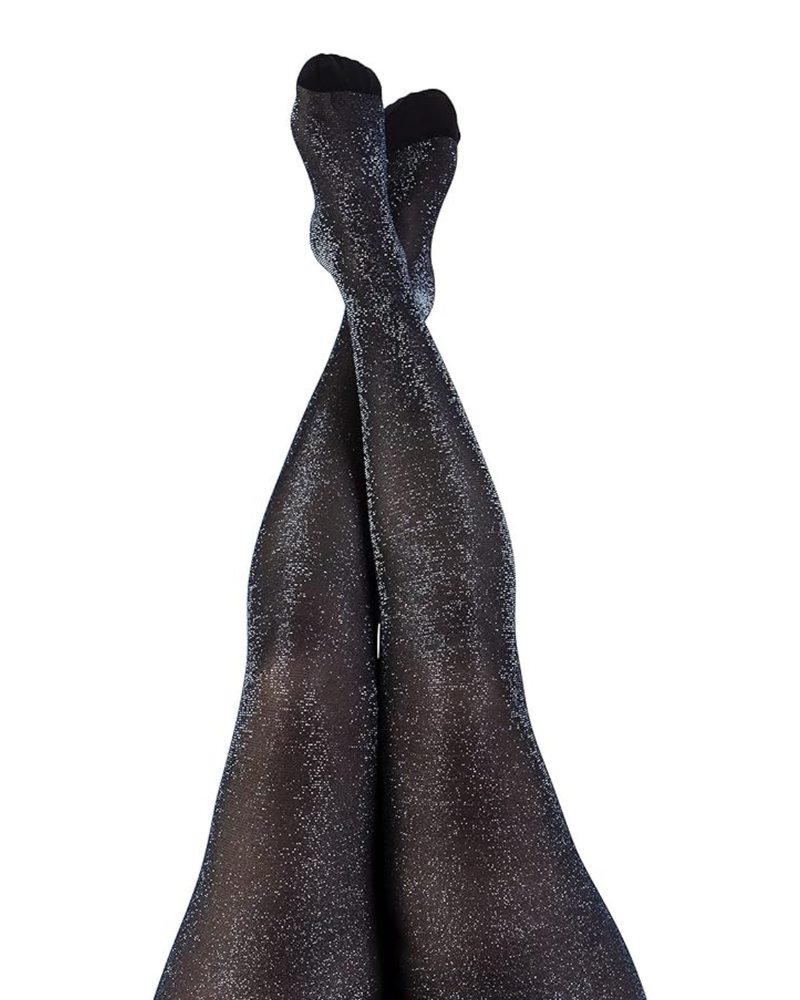 Collant Light con Lurex 30 DEN Sky Curvy Made in Italy – vista laterale