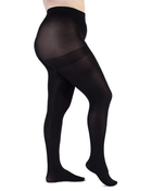 Collant Supermatte 120 DEN Nero Curvy Made in Italy – vista frontale