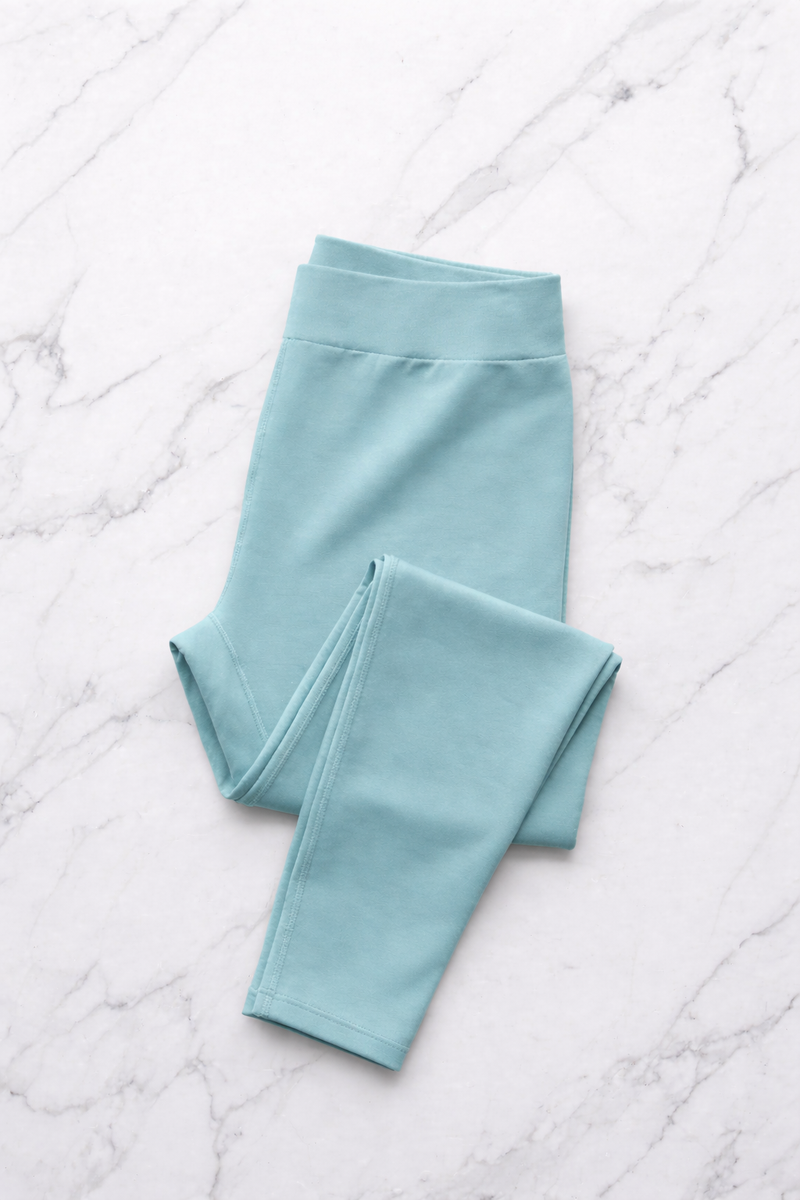 Leggings Verde Acqua Curvy per Taglie Forti | Leela Lab