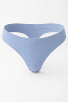 Perizoma Blu Desaturato Curvy per Taglie Forti | Leela Lab