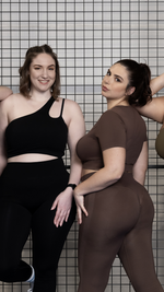 Push-up-Leggings – Schokoladen-Martini