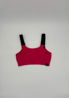 Top Sportivo Hot Pink Curvy per Taglie Forti Alto Sostegno | Leela Lab
