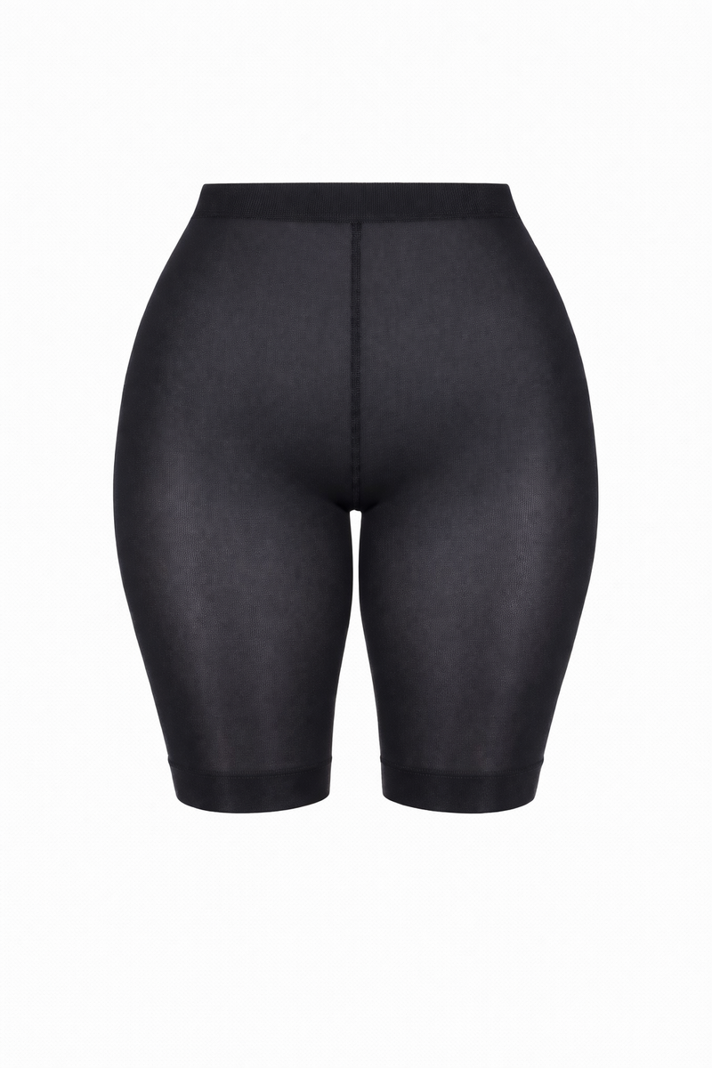 Antisfregamento Supermatte Recycled 90 DEN Nero Curvy per Taglie Forti | Leela Lab