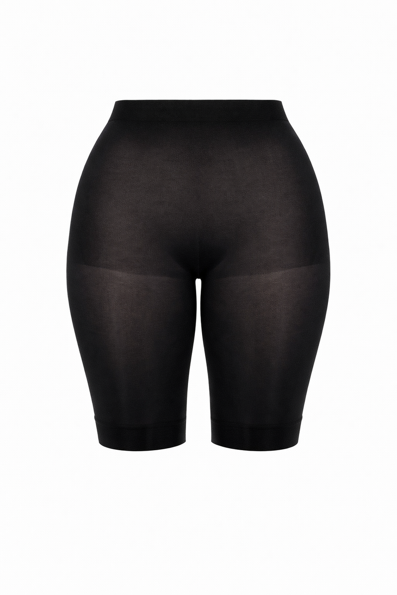 Antisfregamento Supermatte Modellante 90 DEN Nero Curvy per Taglie Forti | Leela Lab