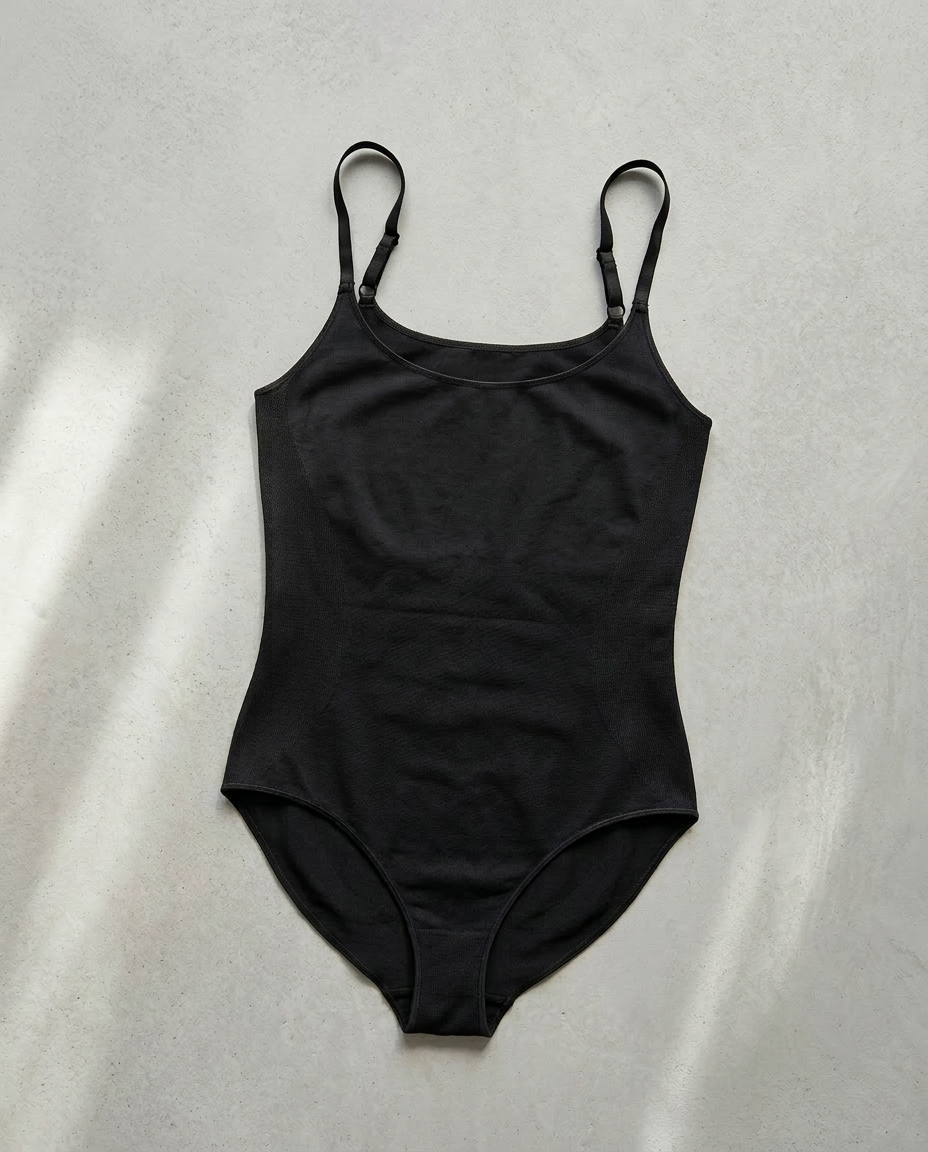 Body Modellante Nero Curvy per Taglie Forti | Leela Lab