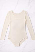 Body Seamless Manica Lunga Born From Chaos Cipria Curvy | Leela Lab