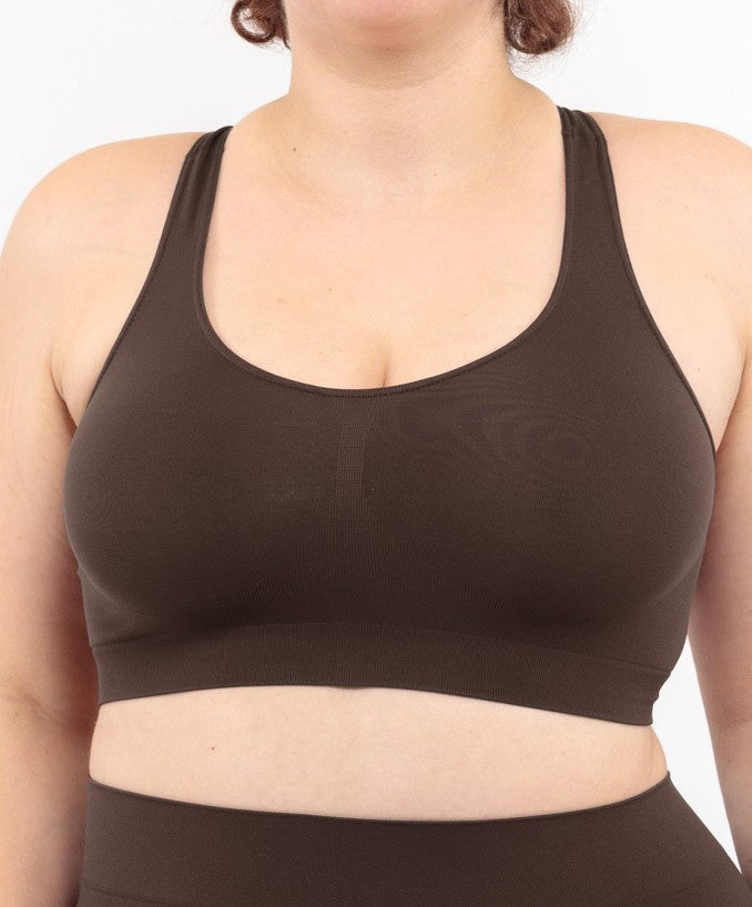 Bralette Caffè Curvy per Taglie Forti Plus Size | Leela Lab