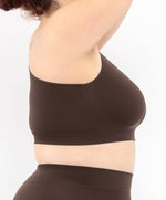 Bralette Caffè Curvy per Taglie Forti Plus Size Dietro | Leela Lab