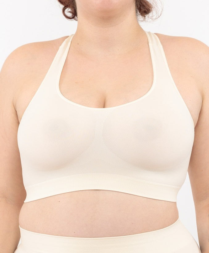 Bralette Cipria Curvy per Taglie Forti Plus Size | Leela Lab