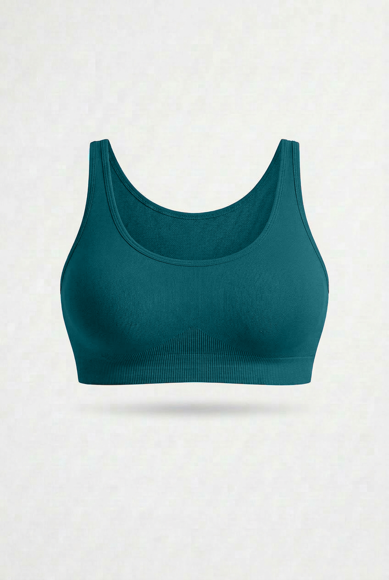 Bralette Verde Petrolio Curvy per Taglie Forti | Leela Lab
