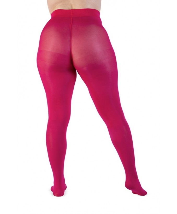 Collant Supermatte 90 Den Curvy Ciliegia Plus Size | Leela Lab