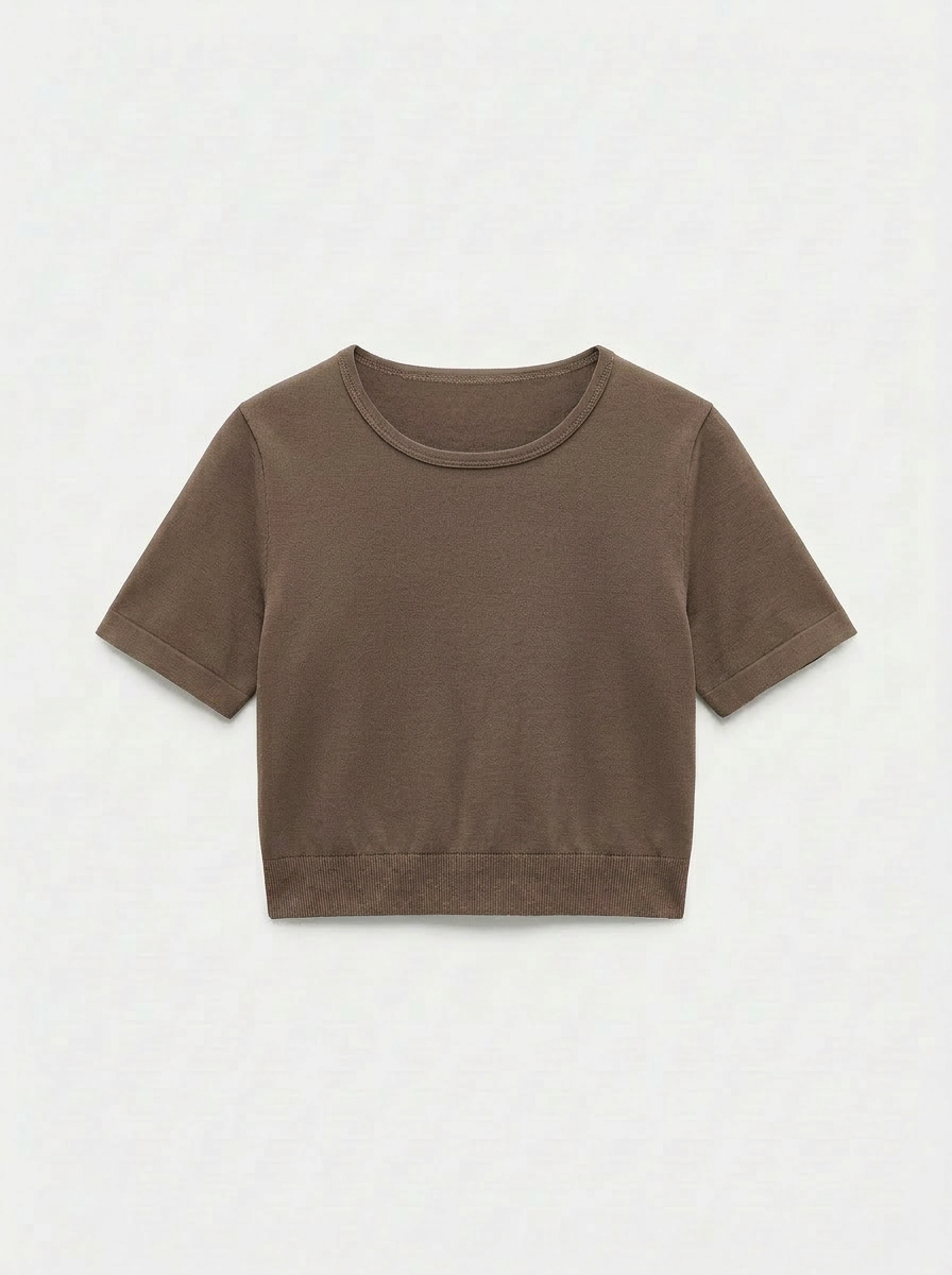 Sportliches Crop-Top – Schokoladen-Martini