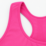 Kompressions-Sport-Bralette mit Frontreißverschluss und starkem Halt - Barbie Pink