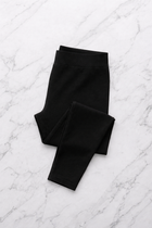 Leggings Costina Nero Curvy per Taglie Forti | Leela Lab