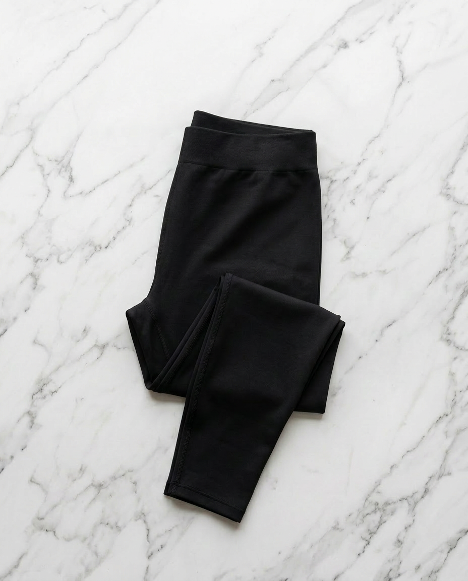 Leggings Nero Curvy per Taglie Forti | Leela Lab