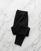 Leggings Nero Curvy per Taglie Forti | Leela Lab