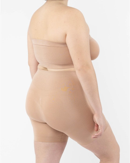  Dettaglio Shorts Vita Alta Modellanti Nude Curvy per Taglie Forti Completo | Leela Lab
