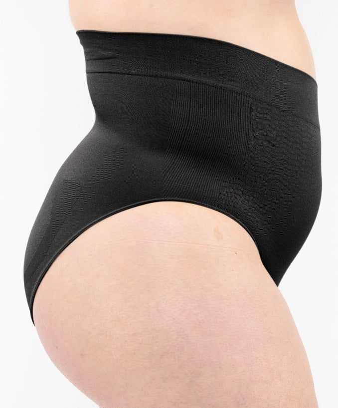 Slip vita alta contenitivo nero curvy seamless taglie forti