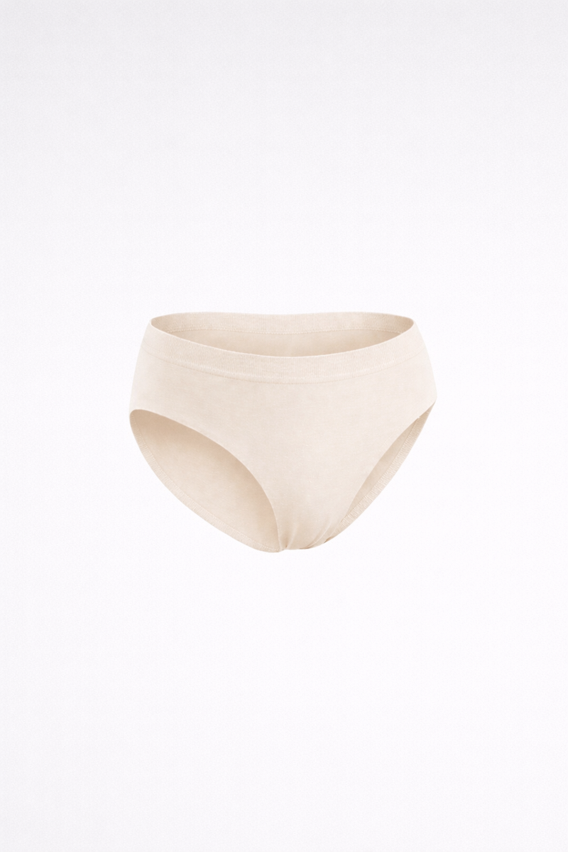 Slip vita bassa cipria curvy seamless taglie forti