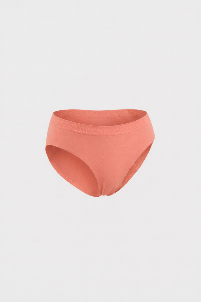Slip vita bassa corallo seamless taglie forti