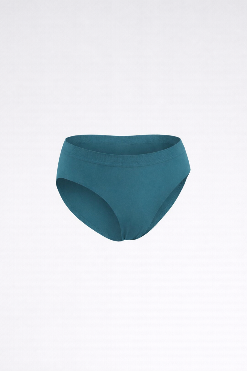 Slip vita bassa verde petrolio seamless taglie forti
