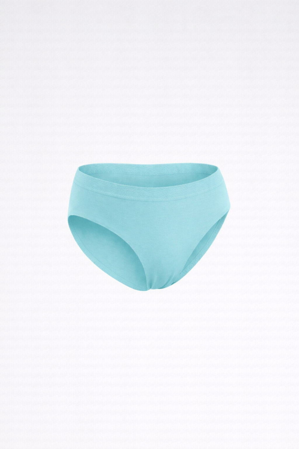 Slip vita bassa verde acqua seamless taglie forti