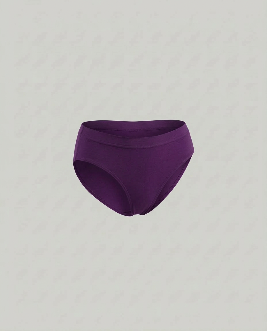 Slip vita bassa viola curvy seamless taglie forti