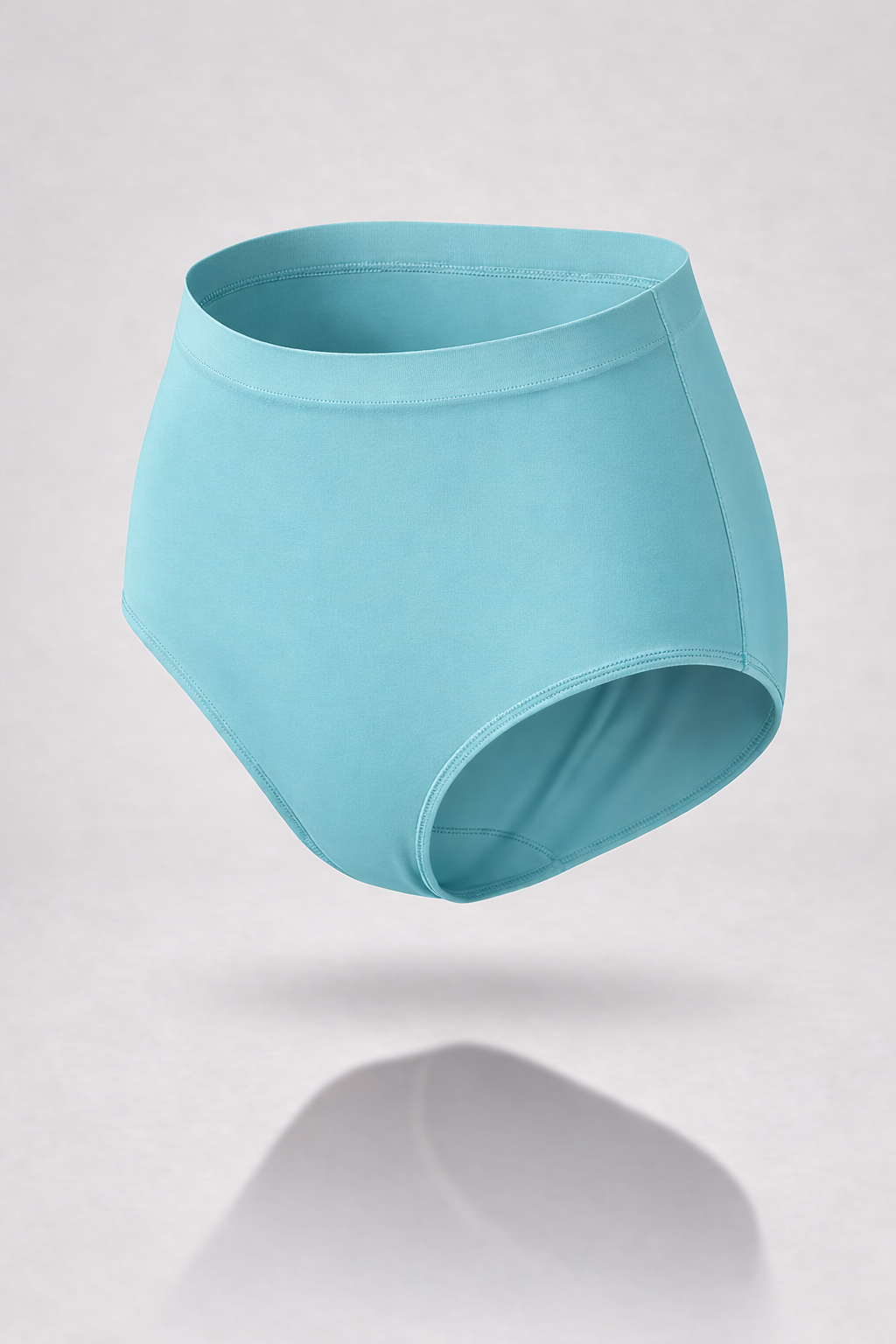 Slip vita alta verde acqua seamless curvy taglie forti 