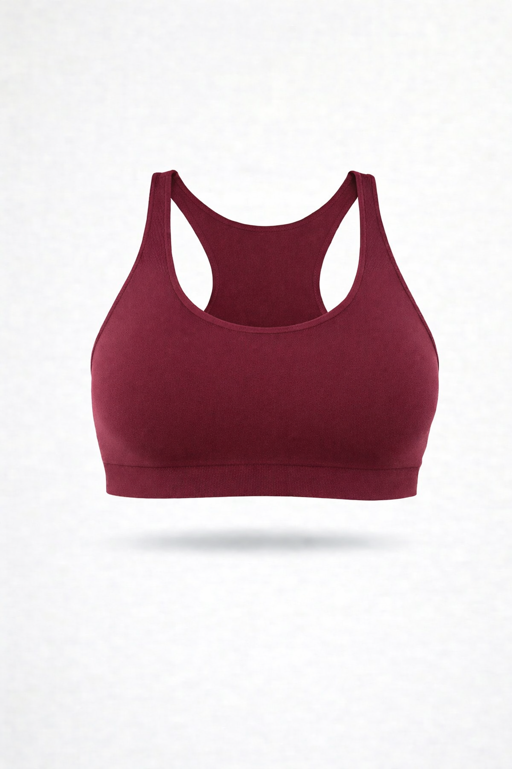 Sport Bralette Bordeaux Seamless Curvy Taglie Forti Leela Lab

