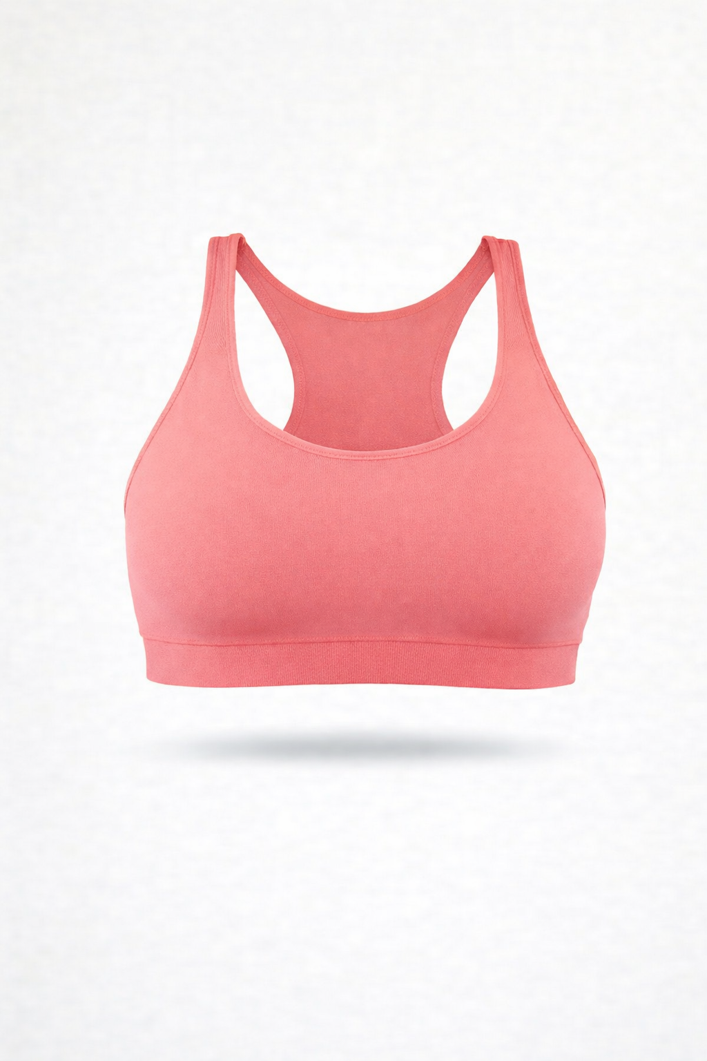Sport Bralette Corallo Seamless Curvy Taglie Forti Leela Lab