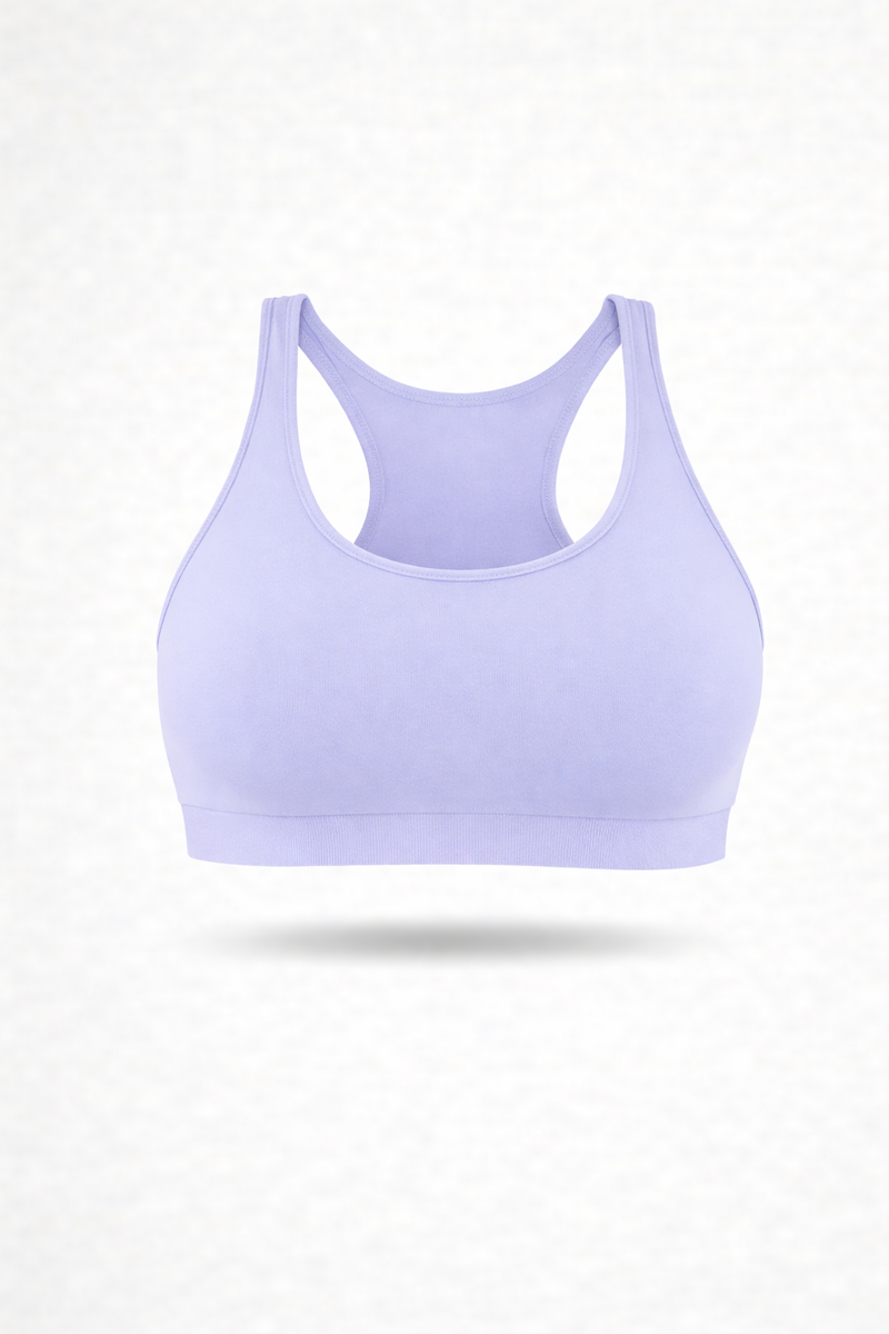 Sport Bralette Lilla Seamless Curvy Taglie Forti Leela Lab